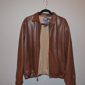 Polo Ralf Lauren Brown Leather Jacket